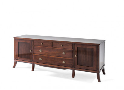 Anrichte schrank kommode schränke echte holz möbel kommoden vitrine sideboard